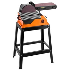 VEVOR Professional Belt Sander with Stand, 9" Disc  6" x 48" Belt Sander Combo,