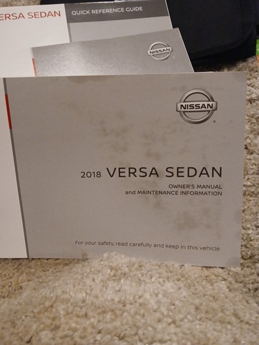 2018 Nissan Versa Sedan Owners Manual - Picture 3 of 19