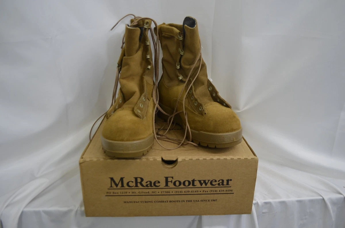 McRae Footwear Combat Boots Mens 12.5R Coyote Brown Gore-Tex Waterproof Military McRae Boots for Men | eBay main image 3