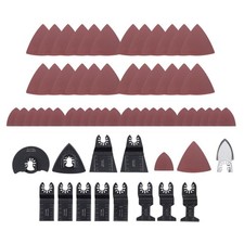 63 PIECES MULTITOOL CUTTING BLADES QUICK RELE...