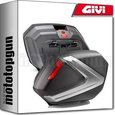 GIVI SUZUKI GSX 650 F 2011 11 SILVER 74 LT MONOKEY SIDE SUITCASES