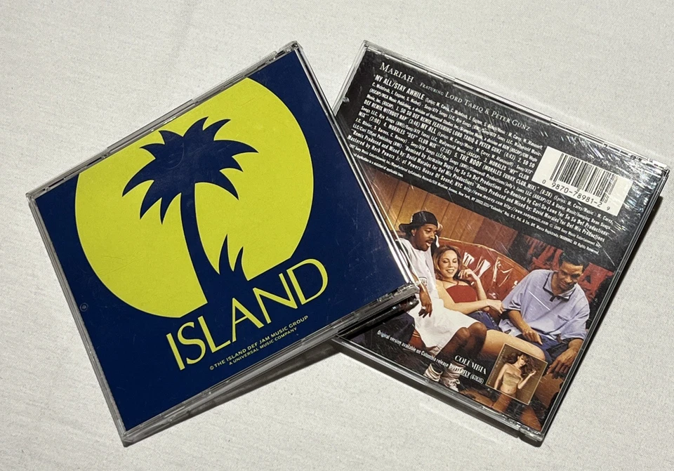 Mariah Carey Obsessed Remix Promo Single Gucci Mane My All Stay Awhile 2 CD Lot - Image 2 of 4