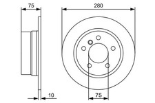 Disque de frein BMW 545