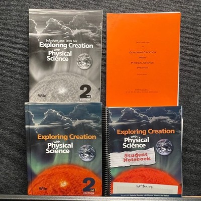 Apologia Exploring Creation Physical Science 2nd Ed Homeschool 4 Pc Set Middle