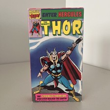 Marvel The Mighty Thor Enter Hercules VHS 1991 Tape Vintage Animated