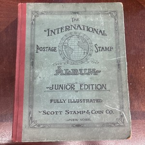 Scott Stamp & Coin Company International Junior Stamp Album 1933 Country Specif…