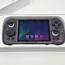 ANBERNIC RG406 H Clear Purple Android Retro Handheld Game Console in USA! RG406H