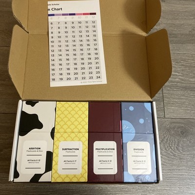 Think Tank Scholar Math Flashcards Dice Bundle Learning Tools Fluency