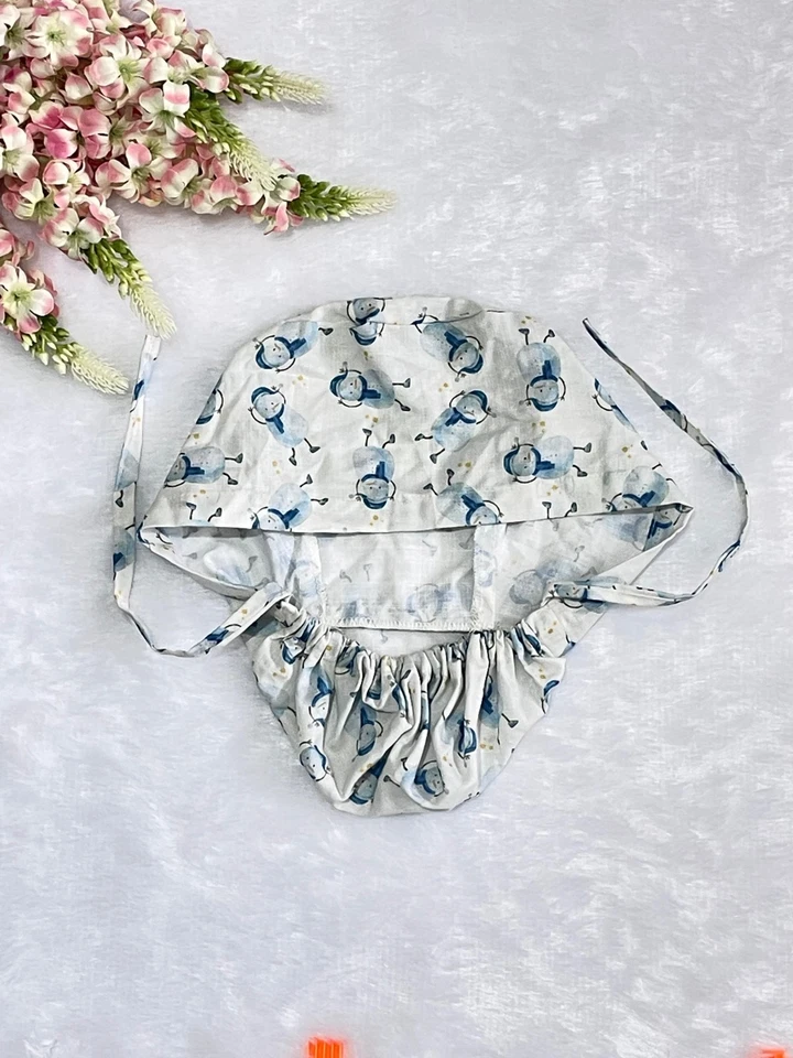 Hats For Women, Beautiful Ponytail Scrub Cap: Satin Lined Surgical Hat. - Image 4 of 4