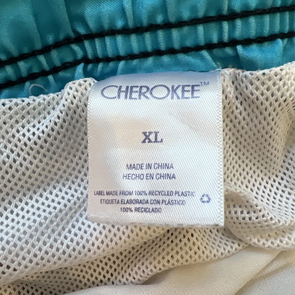 Cherokee Niños XL Bañador Rojo Negro Rayas Board Shorts Malla Forro Talla 14/16 Foto 2 de 3