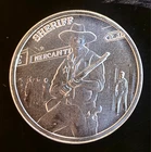 Sheriff Wild West Old Town Mercanti Round Rare Vt Bullion-0.999 Silver 1 Oz Coin