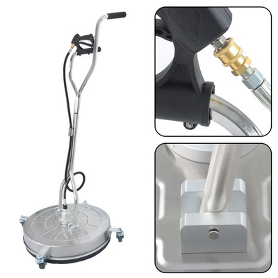 #ad 24quot; Pressure Washer Surface Cleaner w Handles amp; Wheels Quick Connect us $189.40