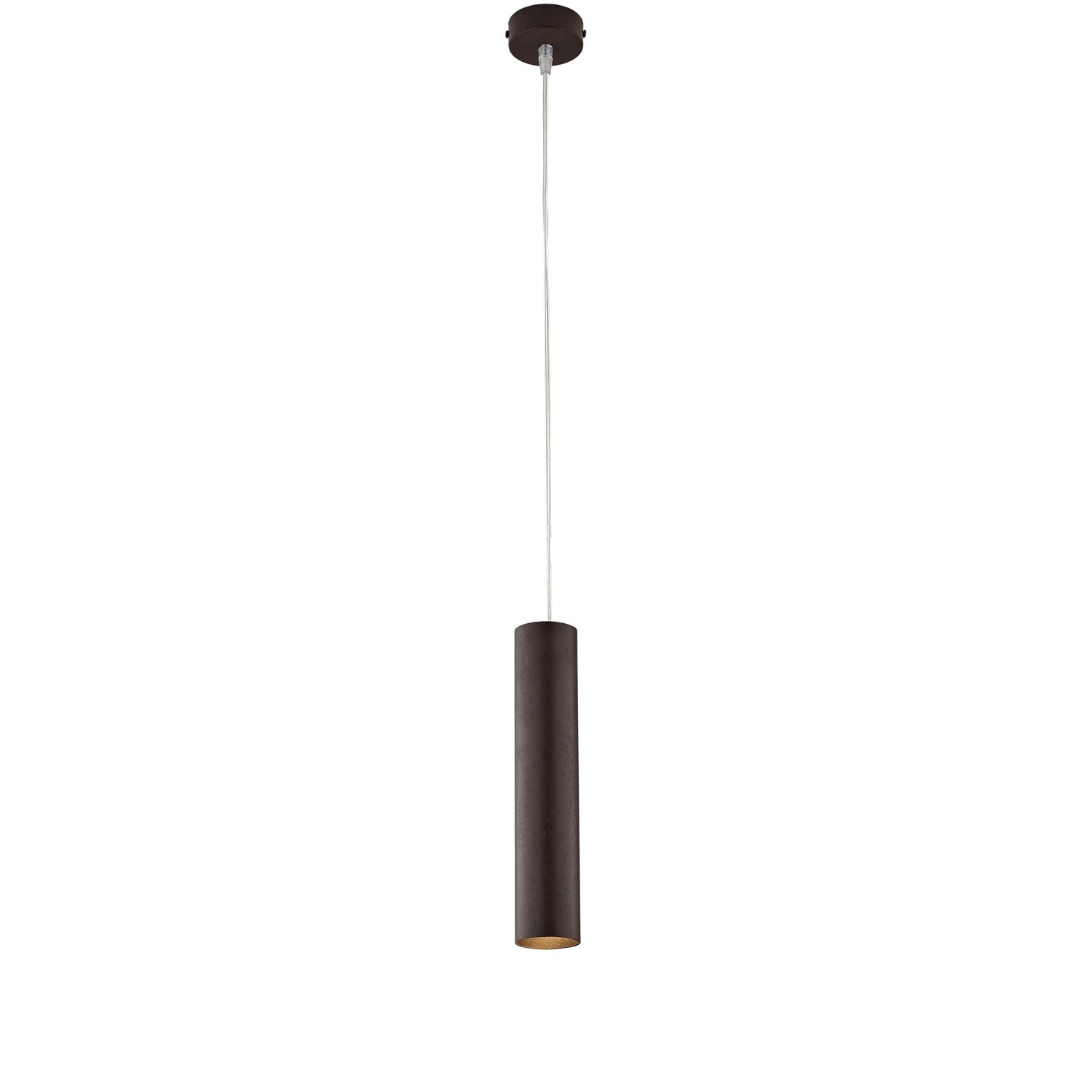 Lampadario Cilindro Dag Ruggine - Sospensione Industrial GU10 Ferro