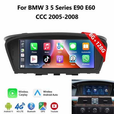 8.8'' For BMW 3 5 Series E90 E60 CCC 2005-2008 Carplay Autoradio Screen GPS WIFI