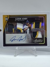 2022 Panini Absolute - Tools of the Trade 4 Swatch Signatures Aaron Ashby...