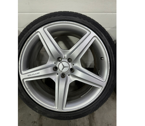 MERCEDES AMG W216 W221 S63 ALUFELGEN RÄDER WHEEL SET WHEELS ALLOYS A2214013402 - Bild 3 von 5