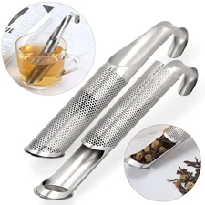 Stainless Steel Tea Infuser Loose Tea Leaf Strainer Herbal Spice Filter Diffuser