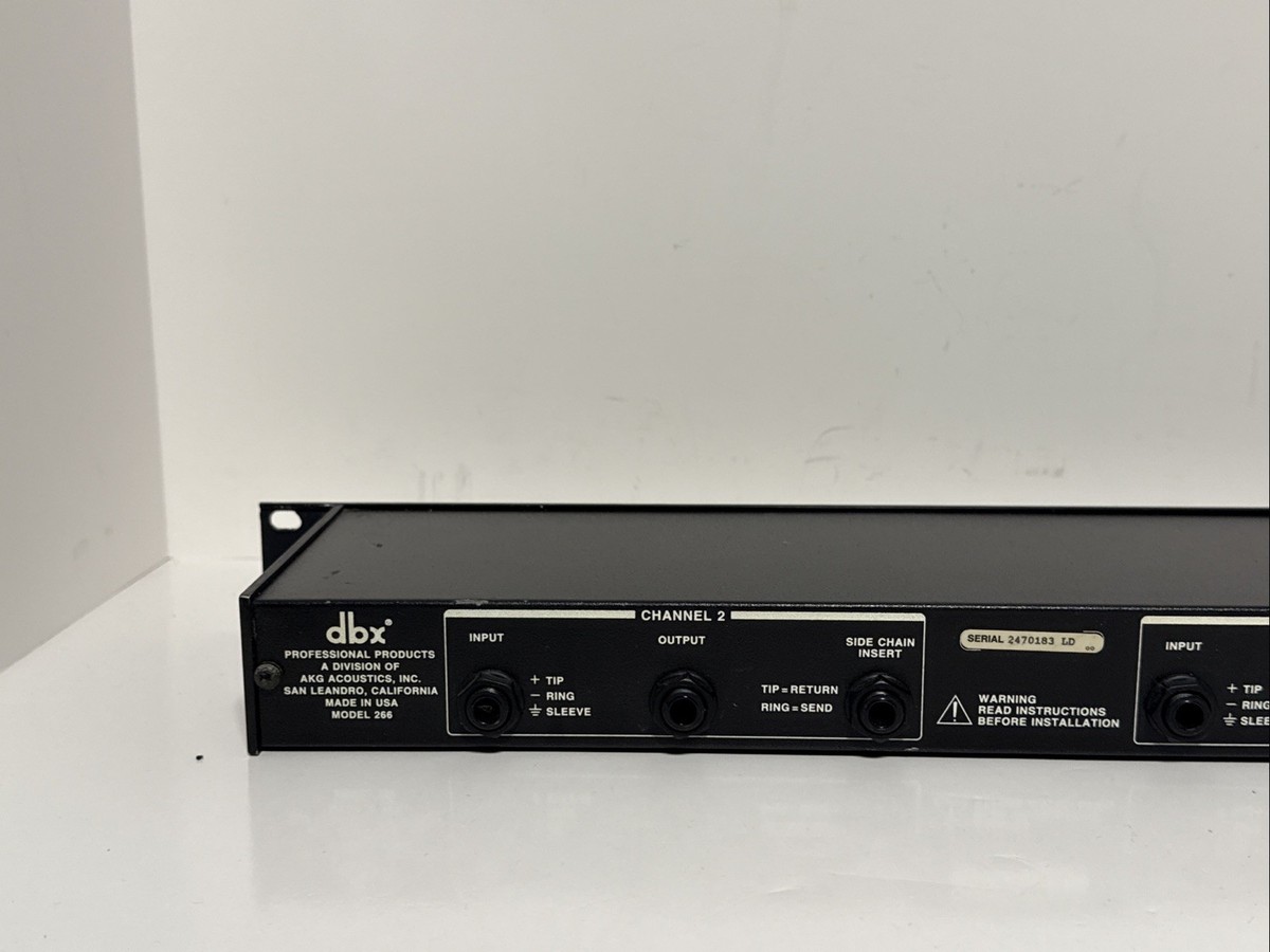DBX Project 1 266 Compressor Gate/Read | eBay