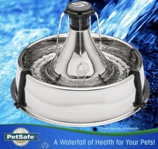 PetSafe Drinkwell 360 Multi-Pet Stainless Steel Dog Water Fountain Open Box