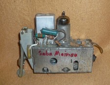 Saba UKW Röhren Tuner mit ECC85 Röhre Mainau 12  "funktionstüchtig"