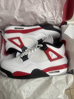 Jordan Air Jordan 4 Retro Red Cement 2023 White/Fire Red Men's Sneakers