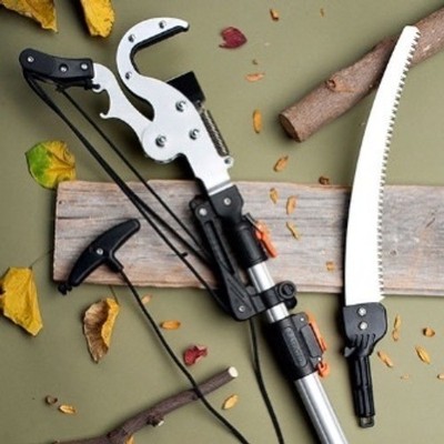 Garrett Wade Extendable Jumbo Pole Saw & Pruner 4-8ft 11G13.03 Heavy Duty Lopper