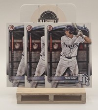 2025 Bowman Draft 1st Prospect Base Paper Lot of 3 Taitn Gray 