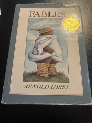 RARE SIGNED w/SKETCH! Fables by Arnold Lobel - 1st ed/3rd ptg VG+/VG+