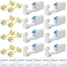 Get the Perfect Ear Piercing with 24Pcs Premium Ear Piercing Kit - Includes 8 CZ