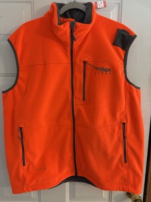 Sitka Stratus Vest Orange Men s Size XL New Without Tags.