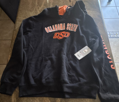 Colosseum Oklahoma State Cowboys Women's Black Orange Licensed Sweatshirt L