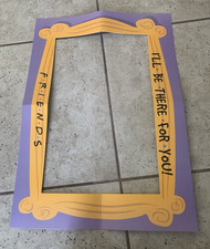 Friends Themed Cardstock Frame from Friends TV Show Mounting Stickers 27.5x19.5"