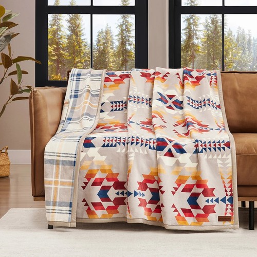 NEW Viral Trend Pendleton Print Plush Soft Throw, 50" X 70" Choice of Designs - Picture 87 of 90