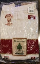 Vintage 90s Northwest Territory Heavy Weight Thermal Waffle Knit Long John Pants