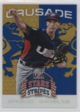 2015 Panini Stars and Stripes Crusade Blue Justin Bullock #54 1u7
