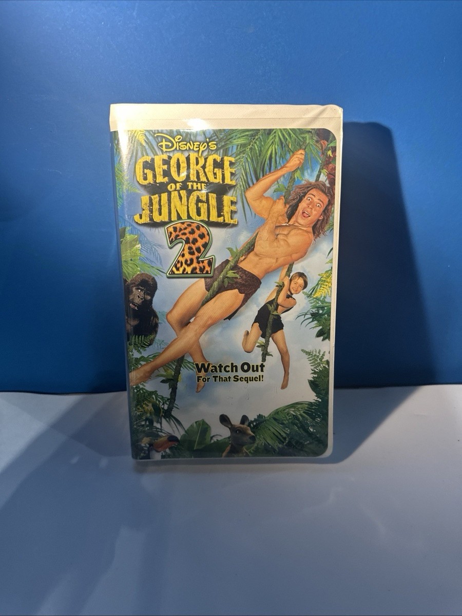 Walt Disney George of the Jungle 2 VHS Tape 2003 Clamshell *Read