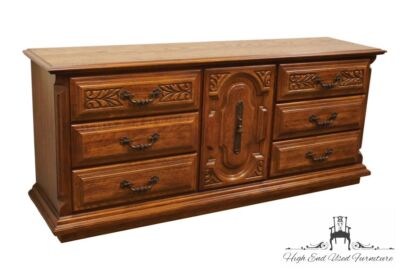 SUMTER CABINET Solid Oak Italian Mediterranean Style 74
