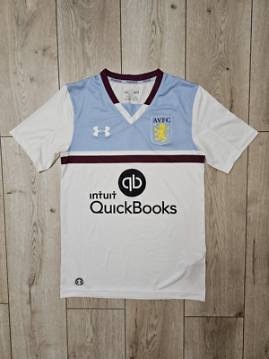 ASTON VILLA 2016 2017 AWAY FOOTBALL SHIRT SOCCER JERSEY S UNDER