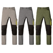 Pantalone Uomo Kapriol Kavir Robusto Tessuto Antistrappo Multitasche Edilizia