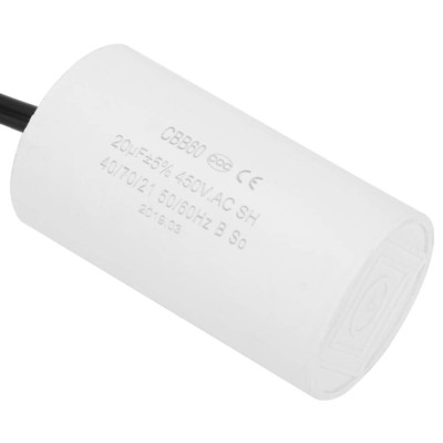 Kondensator Motor Cbb60 Kondensator Microfarad 450V 20Uf mit Kabel Cbb60 Kondens