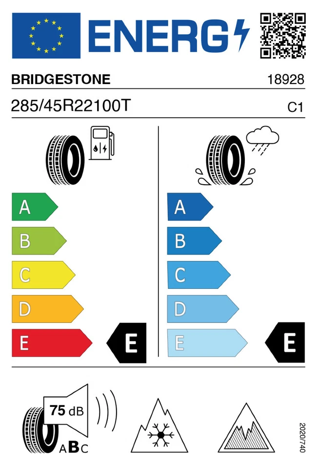 2x Bridgestone Blizzak DM-V3 M+S 3PMSF 285/45R22 110T Reifen Winter Offroad - Bild 2 von 2