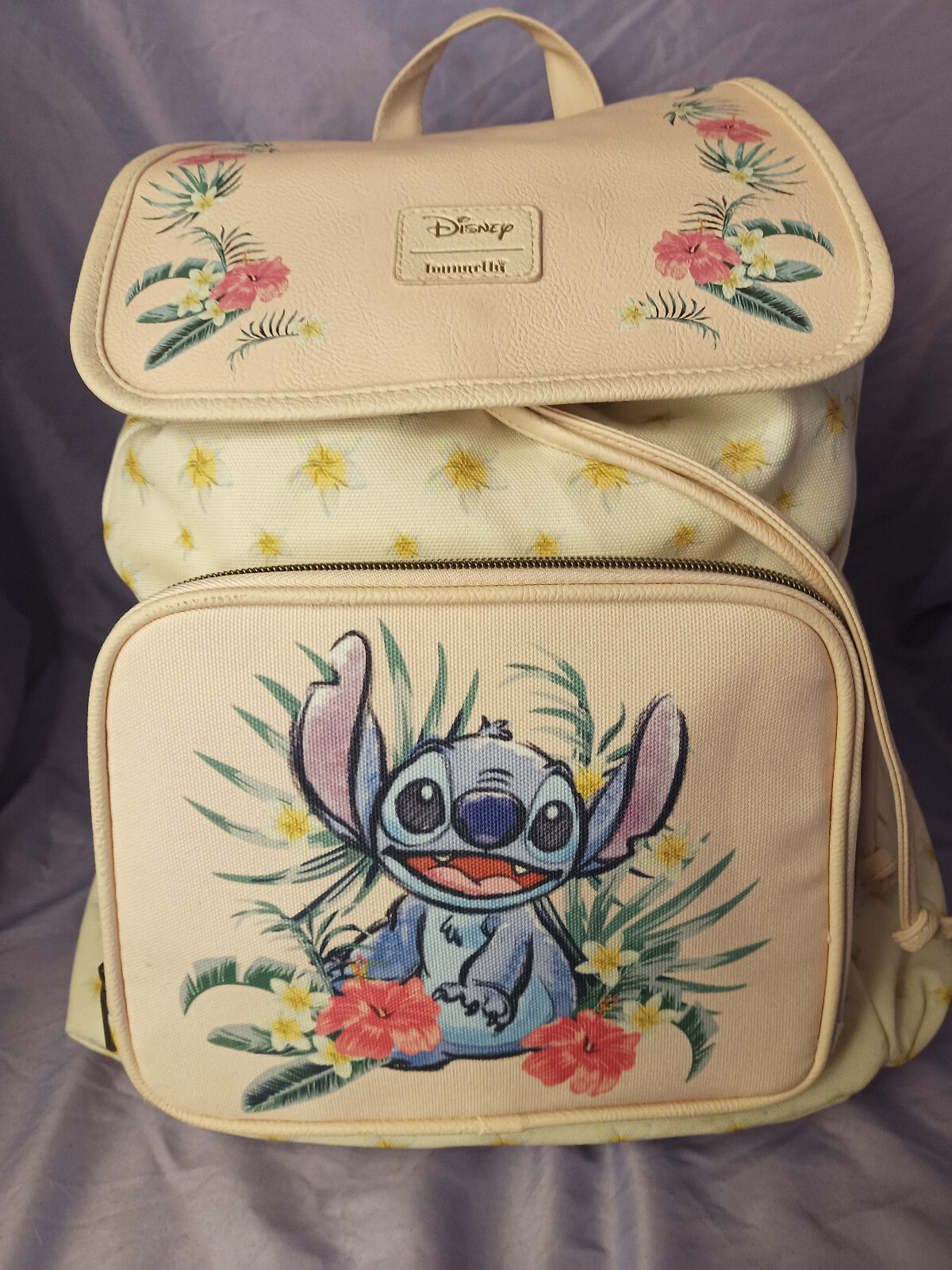 Disney Loungefly Lilo & Stitch Pink Floral Backpack