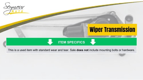 Transmisión limpiaparabrisas compatible con 01-07 ESCAPE 1083534 - Imagen 5 de 10