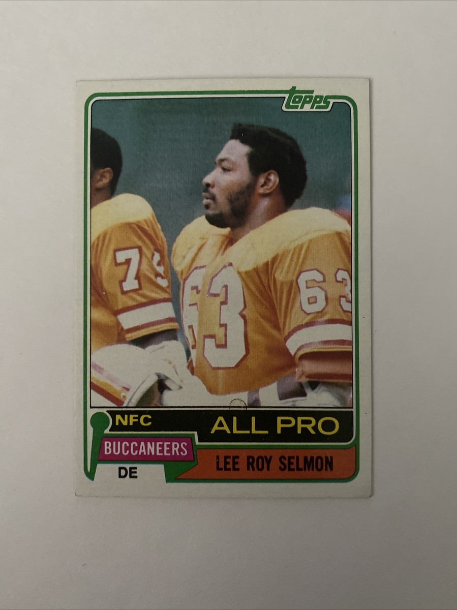 1981 Topps Football Lee Roy Selmon Tampa Bay Buccaneers Card