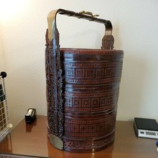 Antique Chinese Wedding Basket / Dowry Basket