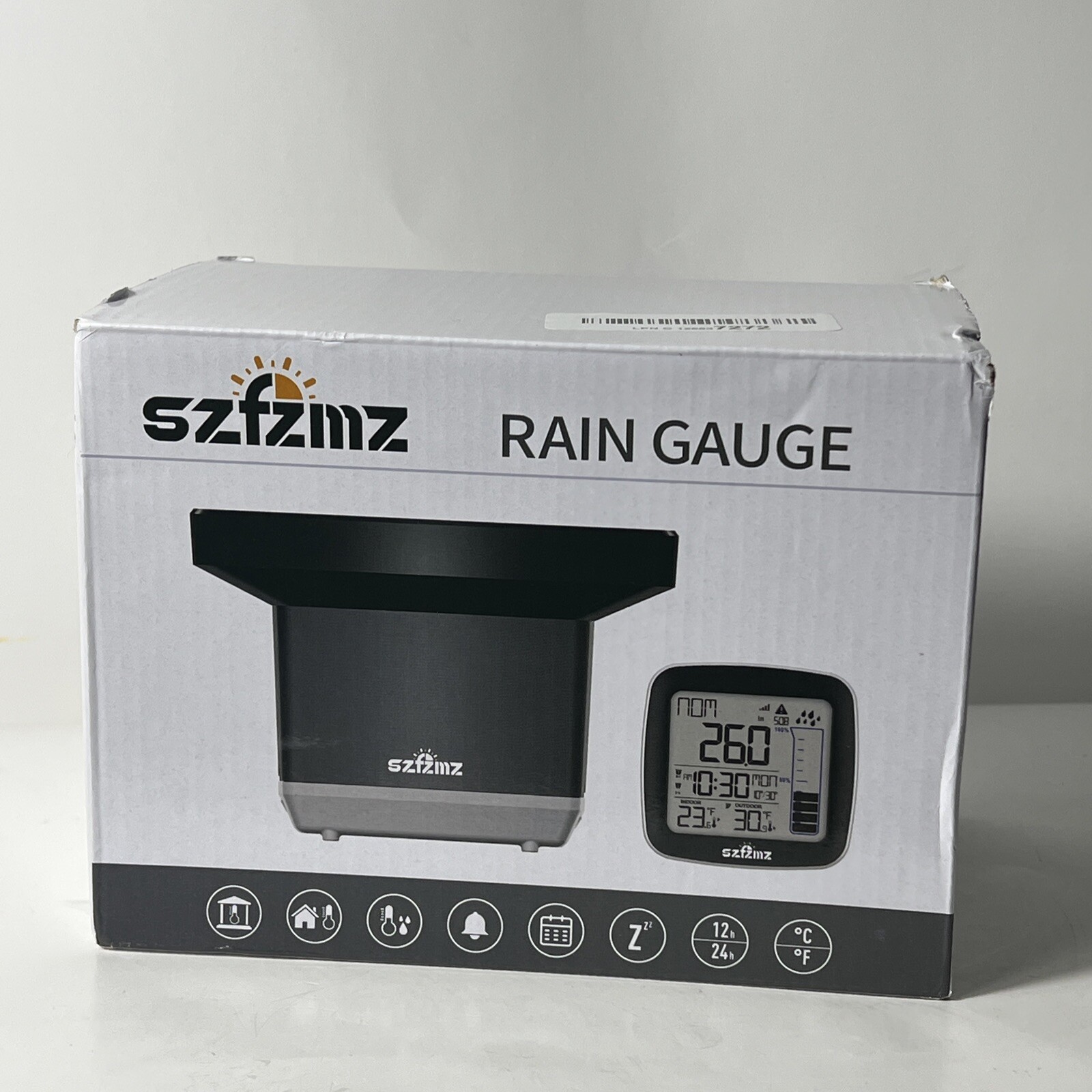 SZFZMZ Wireless Digital Rain Gauge with Rainfall Alert Accurate