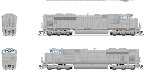 BROADWAY LIMITED 8690 HO EMD SD70ACe sin pintar PARAGON4 DC, SONIDO DCC / HUMO | Zustand: New