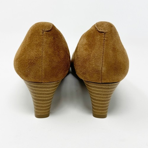 EuroSoft by Sofft karamellbrauner Damen-Pump aus Wildleder mit Absatz, Größe 7,5 - Bild 5 von 9
