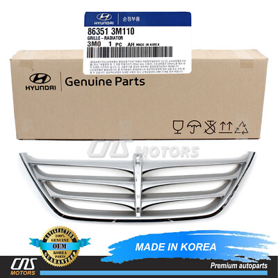 Genuine Radiator Grille Fits 2009-2011 Hyundai Genesis Sedan 863513M110