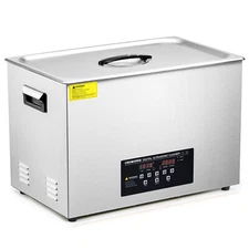 CREWORKS 30L Ultrasonic Cleaning Machine for Heavy-Duty Auto & Machine Parts